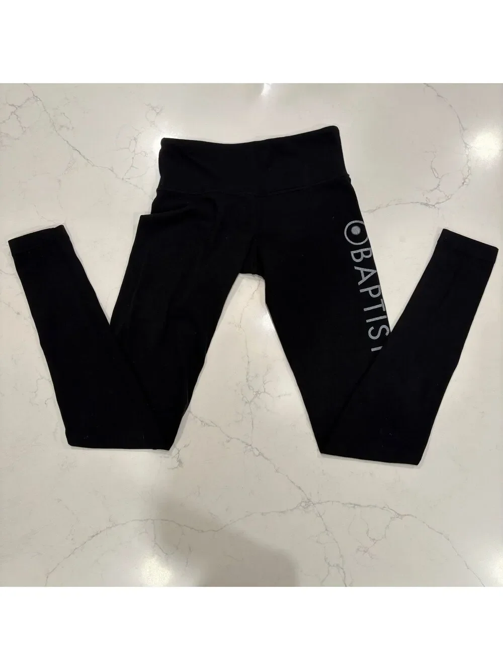 Lululemon Wunder Under High Rise Black Leggings Size 4 Baptiste Power Yoga